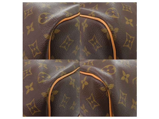 Borsa Louis Vuitton Keepall Bandoulière 50 Monogram Marrone Monogramma - vista 4