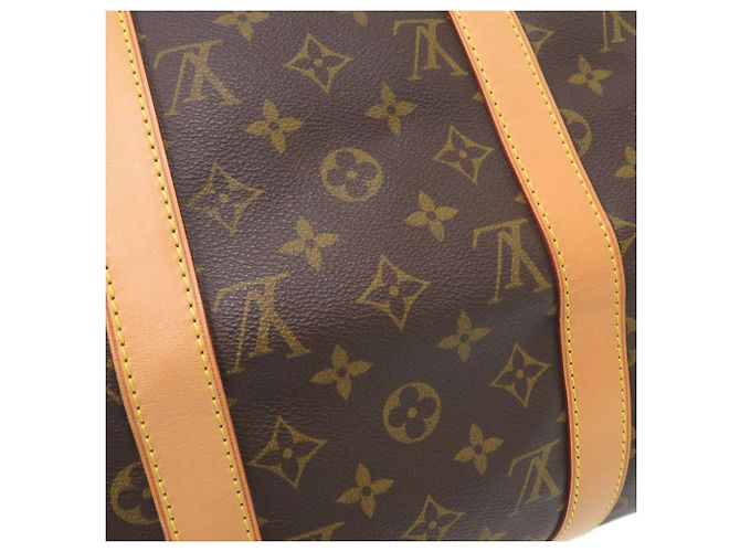 Borsa Louis Vuitton Keepall Bandoulière 50 Monogram Marrone Monogramma - vista 9