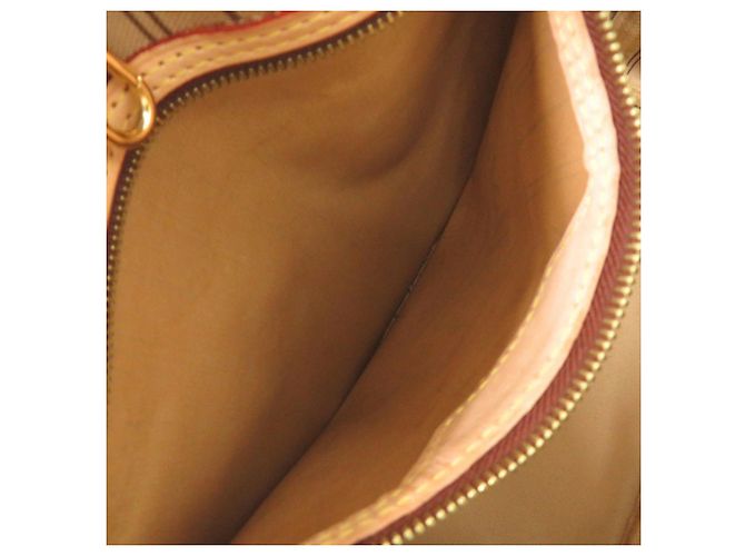 Borsa Tote Louis Vuitton Neverfull MM Monogram Marrone Monogramma - vista 6