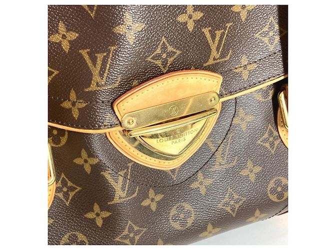 Borsa Tote Louis Vuitton Monogram Beverly GM Marrone - vista 11