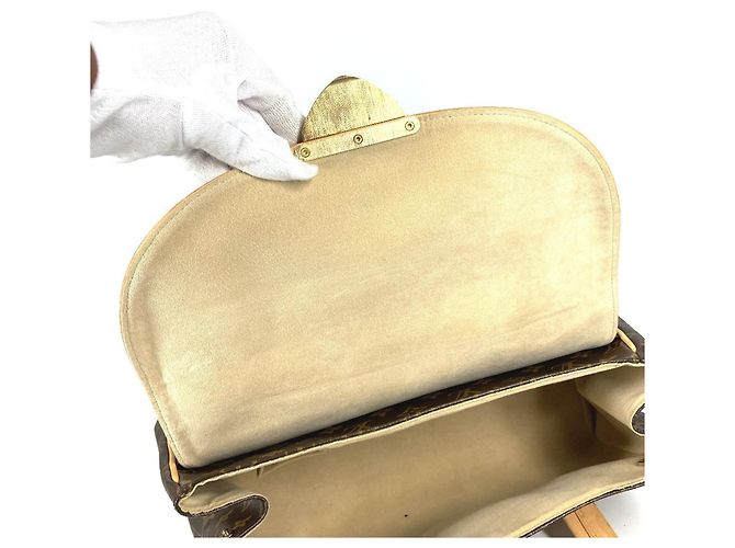 Borsa Tote Louis Vuitton Monogram Beverly GM Marrone - vista 12