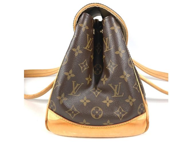 Borsa Tote Louis Vuitton Monogram Beverly GM Marrone - vista 4