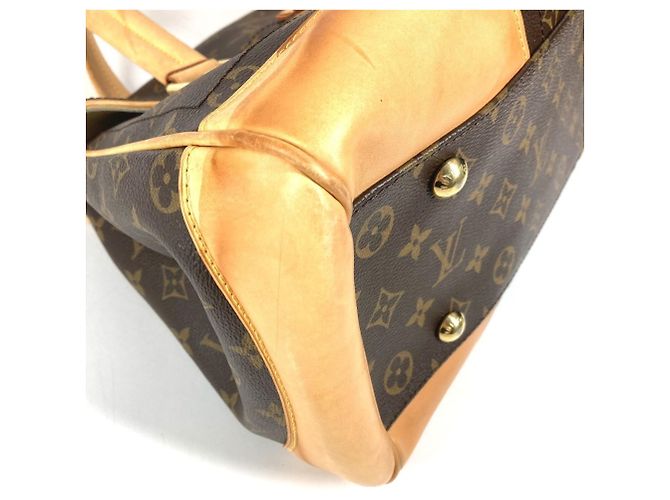 Borsa Tote Louis Vuitton Monogram Beverly GM Marrone - vista 7