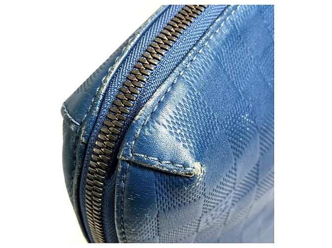 Bolso Port Document Jour Louis Vuitton Damier Infini Azul - vista 10