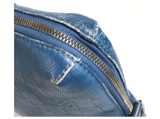 Bolso Port Document Jour Louis Vuitton Damier Infini Azul - vista 11