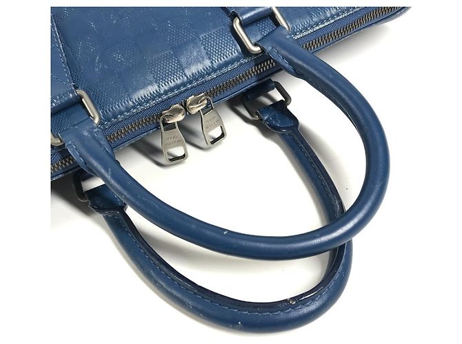 Bolso Port Document Jour Louis Vuitton Damier Infini Azul - vista 12