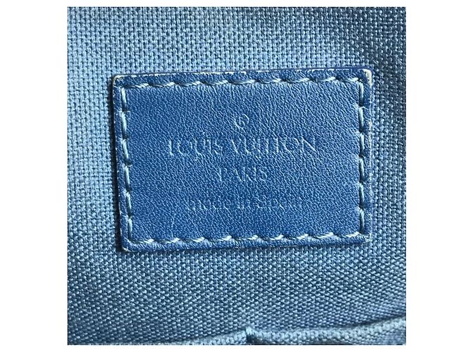 Bolso Port Document Jour Louis Vuitton Damier Infini Azul - vista 16
