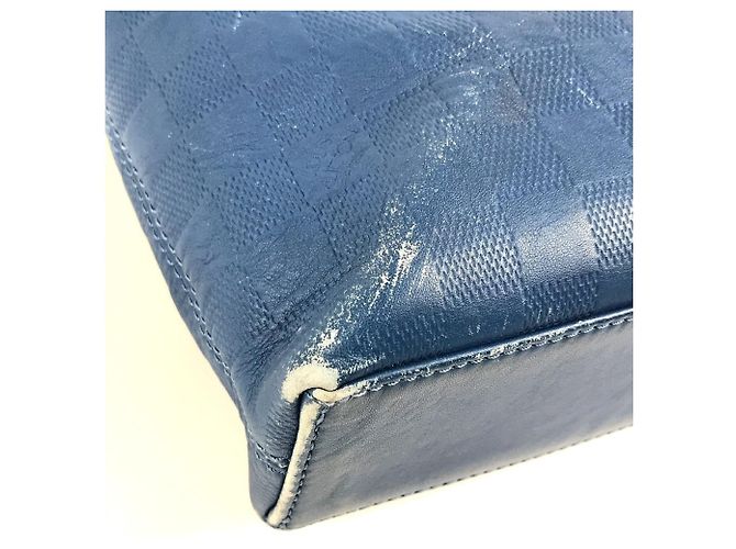Bolso Port Document Jour Louis Vuitton Damier Infini Azul - vista 9