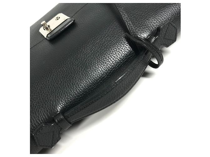 Borsa Louis Vuitton in pelle Taurillon Dorian Nero - vista 10