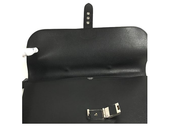 Hermès HERMES Sac à Dépêches 38 Tote Bag Nero - vista 13