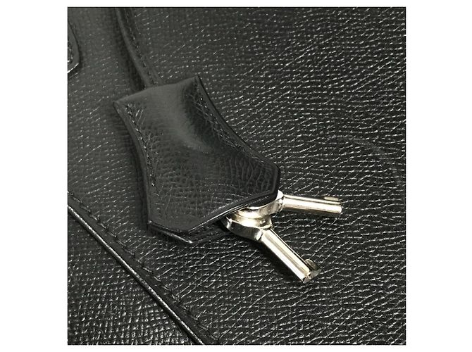Hermès HERMES Sac à Dépêches 38 Tote Bag Nero - vista 9