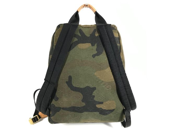 Zaino Louis Vuitton Camouflage Apollo Verde - vista 2