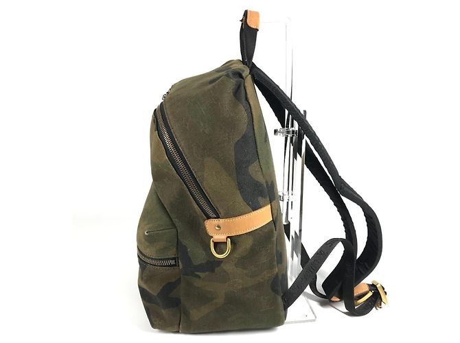 Zaino Louis Vuitton Camouflage Apollo Verde - vista 3