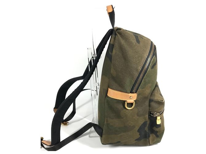 Zaino Louis Vuitton Camouflage Apollo Verde - vista 4