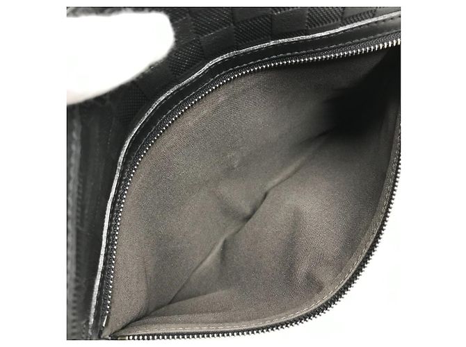 Borsa Louis Vuitton Damier Infini Calypso MM Nero - Ansicht 14