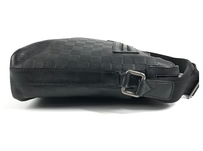 Borsa Louis Vuitton Damier Infini Calypso MM Nero - Ansicht 4