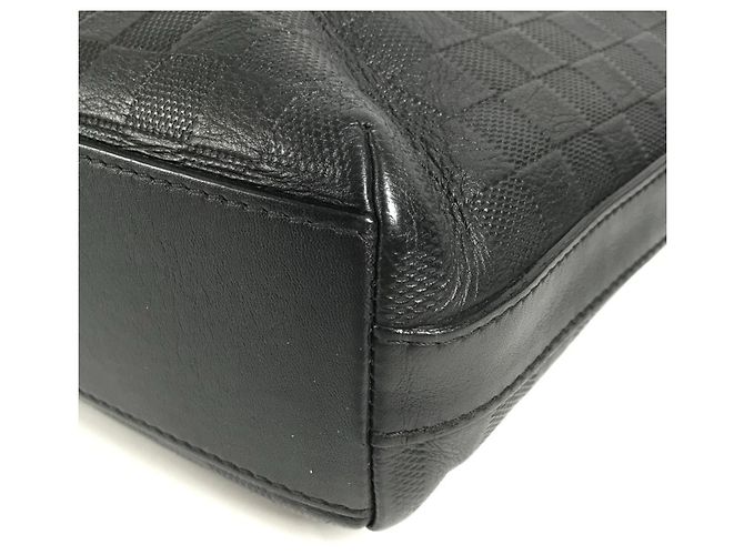 Borsa Louis Vuitton Damier Infini Calypso MM Nero - Ansicht 6