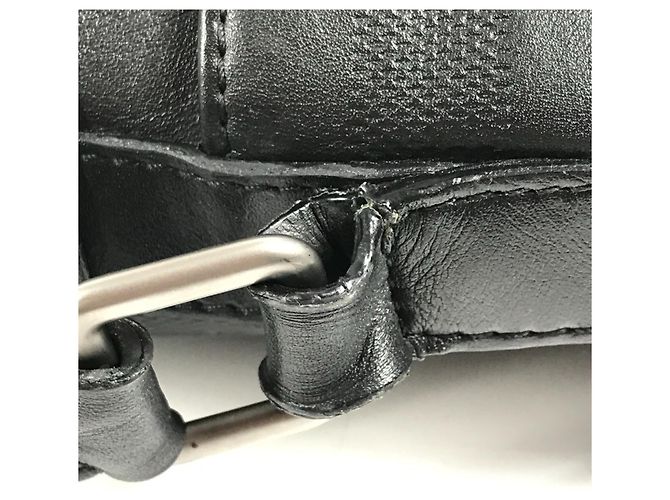 Borsa Louis Vuitton Damier Infini Calypso MM Nero - Ansicht 9