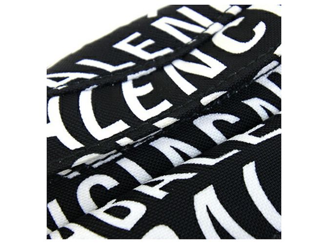Borsa a tracolla Wheel di Balenciaga Nero Bianco - vista 3
