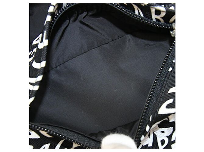 Borsa a tracolla Wheel di Balenciaga Nero Bianco - vista 7