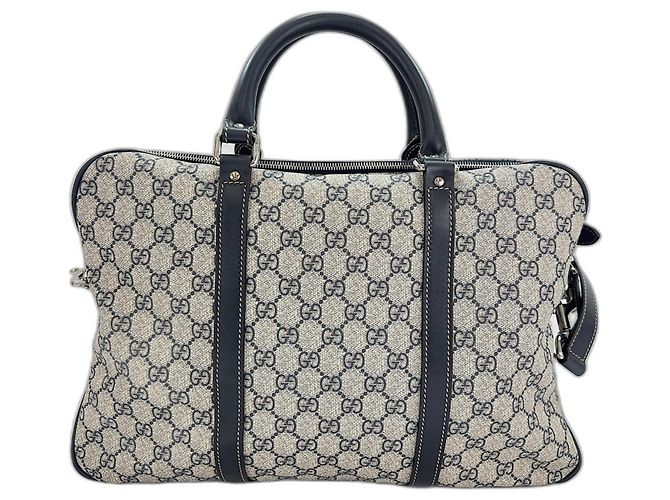 Borsa 2-Way Gucci Navy Blu navy - vista 3