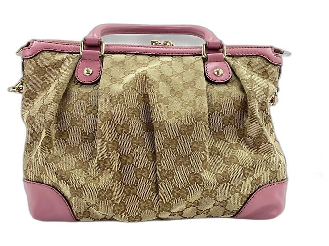 Borsa Tote 2-Way Sukey Gucci Rosa - vista 2