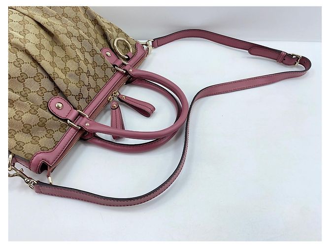 Borsa Tote 2-Way Sukey Gucci Rosa - vista 9