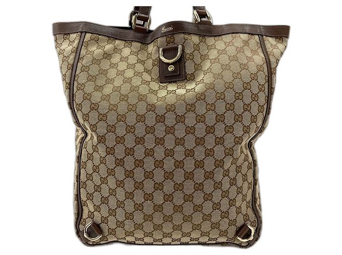 Borsa Gucci Abbey Brown Marrone - vista 2