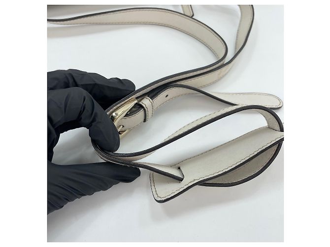 Borsa a Spalla Gucci Abbey - Beige - vista 11