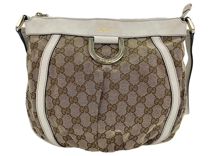 Borsa a Spalla Gucci Abbey - Beige - vista 2