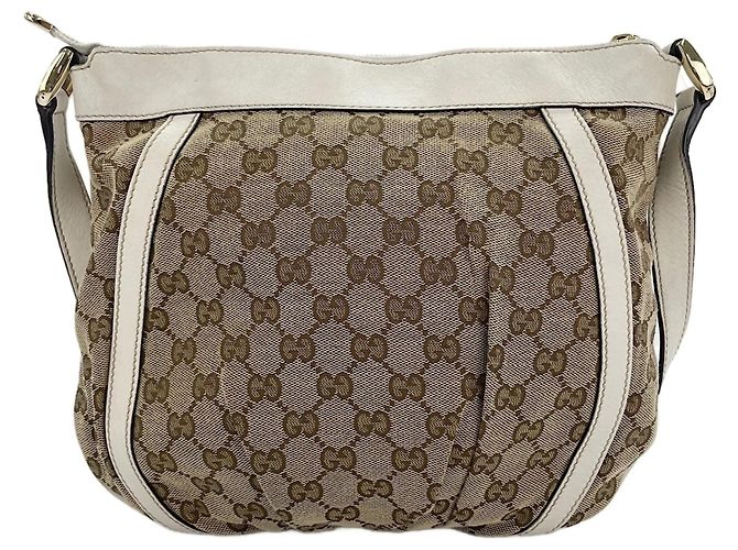 Borsa a Spalla Gucci Abbey - Beige - vista 3