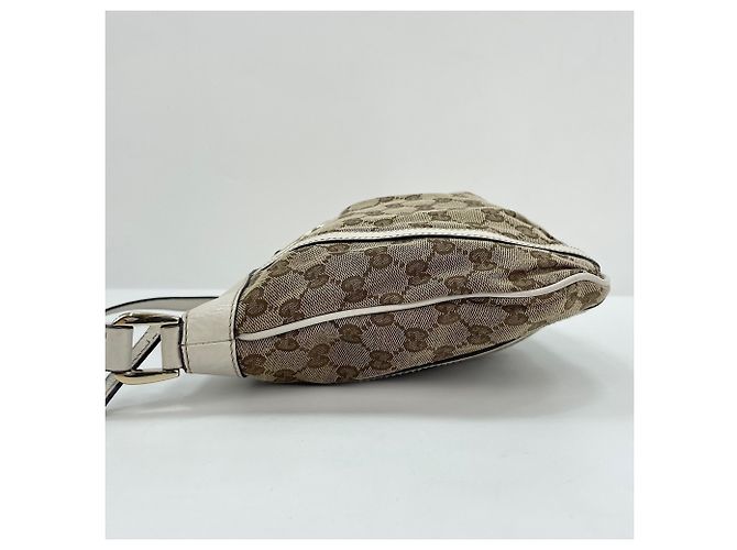 Borsa a Spalla Gucci Abbey - Beige - vista 5