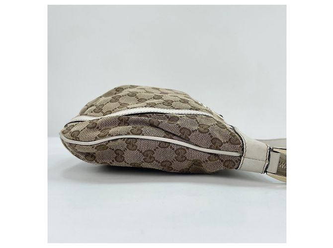 Borsa a Spalla Gucci Abbey - Beige - vista 6