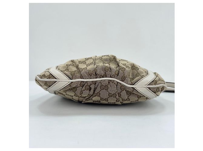 Borsa a Spalla Gucci Abbey - Beige - vista 7