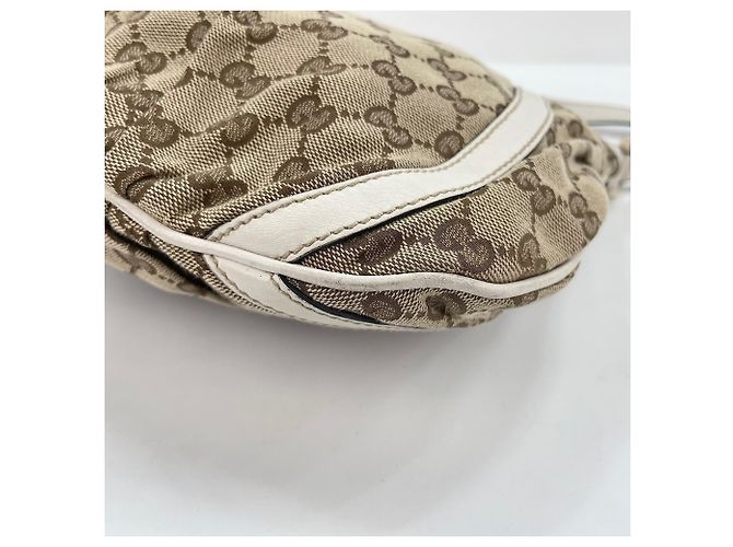 Borsa a Spalla Gucci Abbey - Beige - vista 8