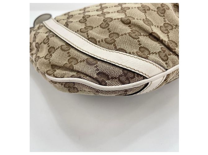 Borsa a Spalla Gucci Abbey - Beige - vista 9