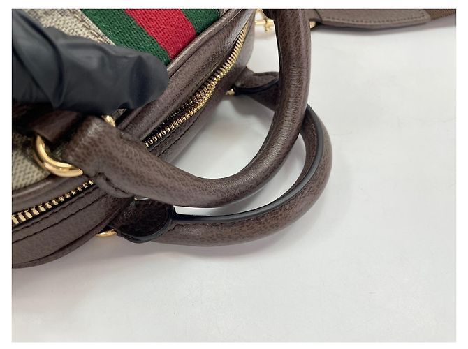 Borsa Gucci Ophidia beige - vista 10