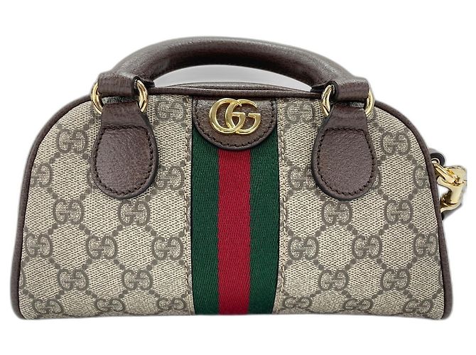 Borsa Gucci Ophidia beige - vista 2