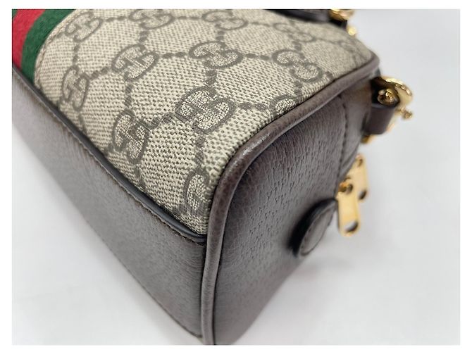 Borsa Gucci Ophidia beige - vista 9