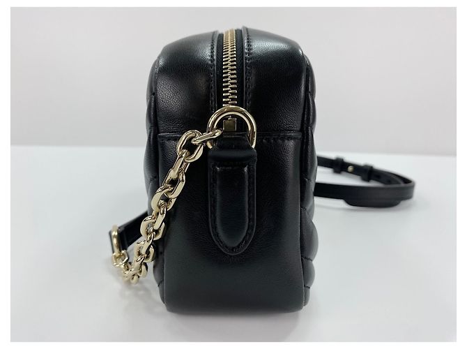 Borsa a tracolla Gucci GG Marmont in nero - vista 4
