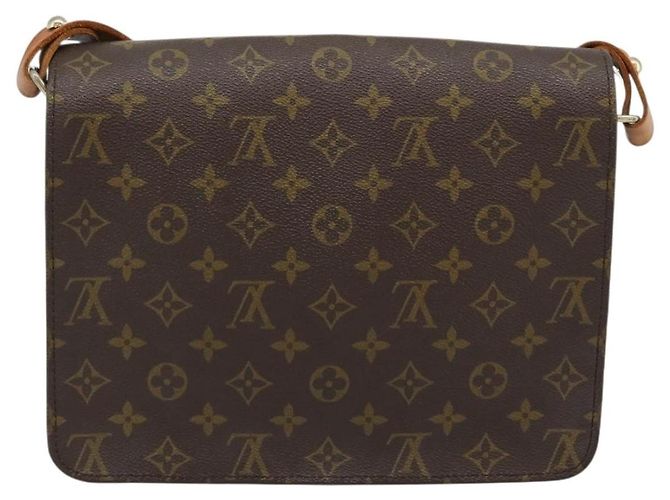 Louis Vuitton Cartouchiere Monogram Canvas MM Marrone - vista 2