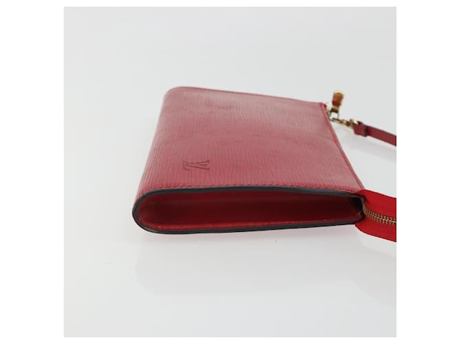 Louis Vuitton Pochette Accessoires Epi Medium Rosso - vista 3