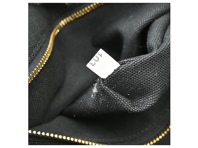 Tote Prada Canapa Convertible in tela con strass Large Nero - vista 5