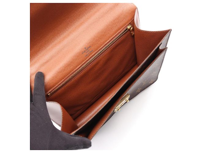 Borsa 2-Way Louis Vuitton Monceau Marrone - vista 3