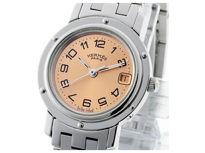 Hermès Hermes Clipper CL4.210 Pink Wristwatch - view 2