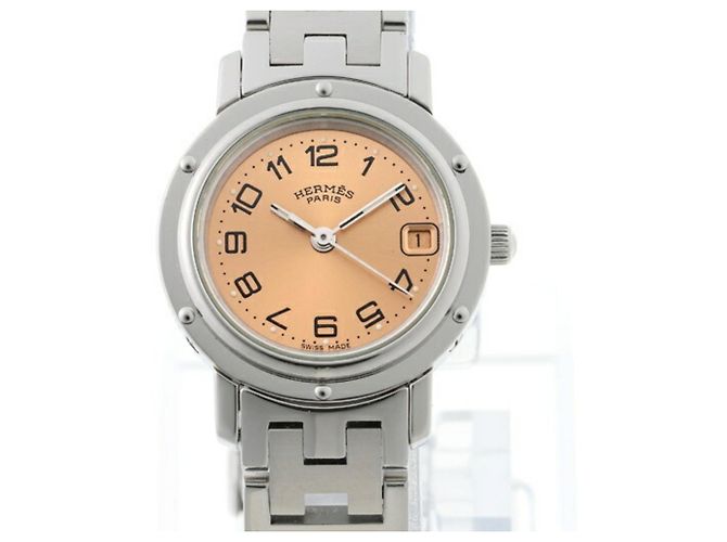 Hermès Hermes Clipper CL4.210 Pink Wristwatch - view 3