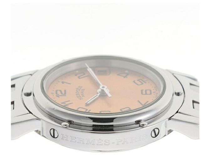 Hermès Hermes Clipper CL4.210 Pink Wristwatch - view 6
