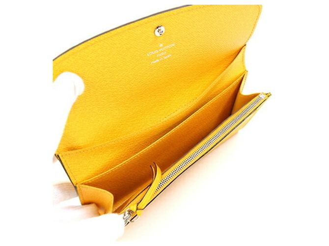 Louis Vuitton Epi Leder Bi-fold Long Wallet Gelb - Ansicht 4