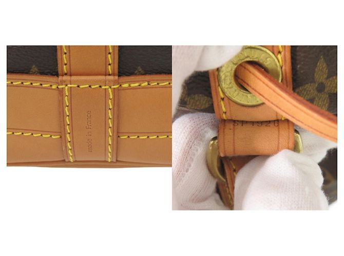 Borsa a Spalla Louis Vuitton Noe Monogram Marrone Monogramma - vista 10