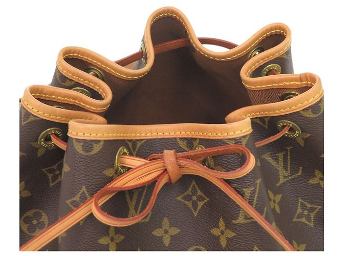 Borsa a Spalla Louis Vuitton Noe Monogram Marrone Monogramma - vista 7